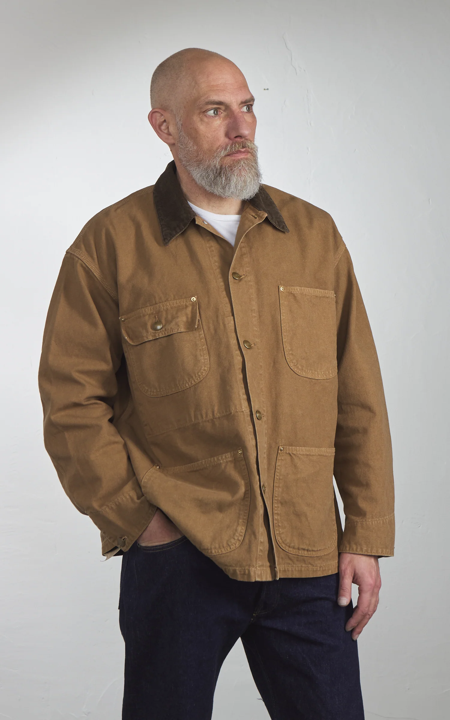 OrSlow Relax Fit Coverall Brown - Image 5