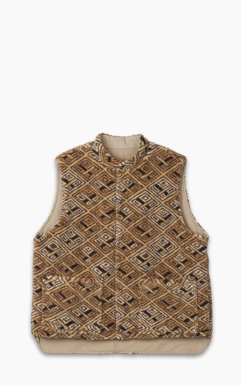 OrSlow Reversible Vest Beige - Image 7