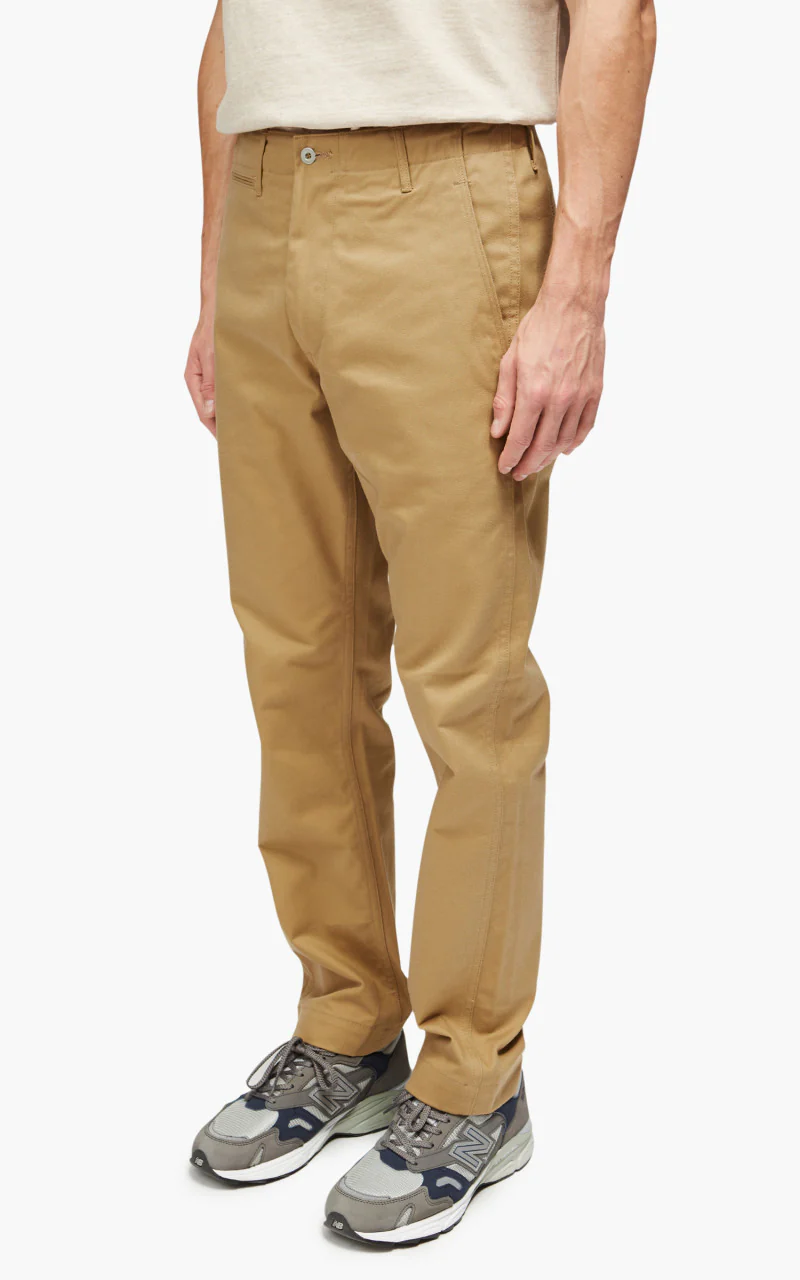 OrSlow Slim Fit Army Trousers Khaki - Image 3