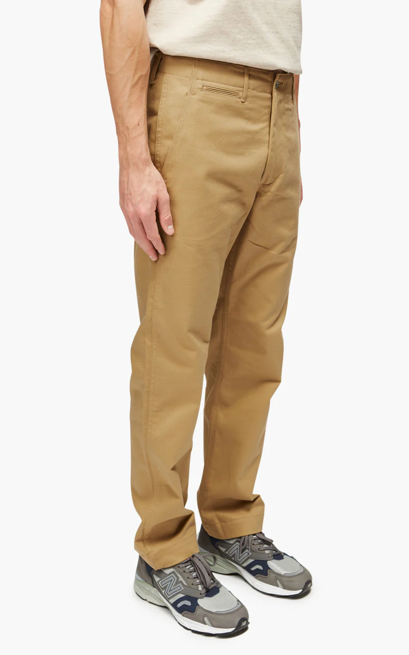 OrSlow Slim Fit Army Trousers Khaki - Image 4