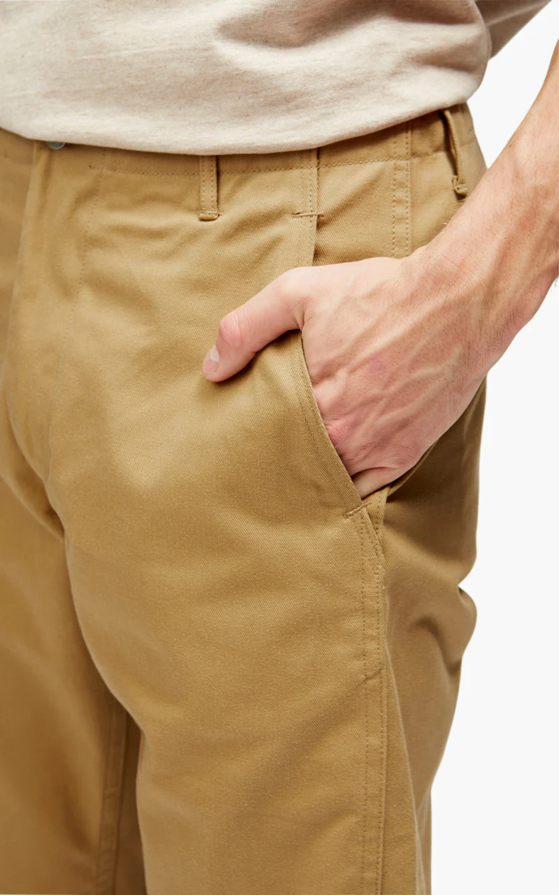 OrSlow Slim Fit Army Trousers Khaki - Image 6