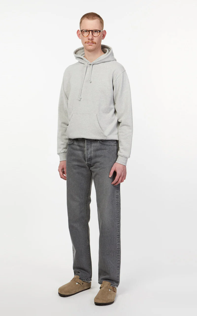 OrSlow Standard Fit Jeans 105 90's Black Denim Stone - Image 3