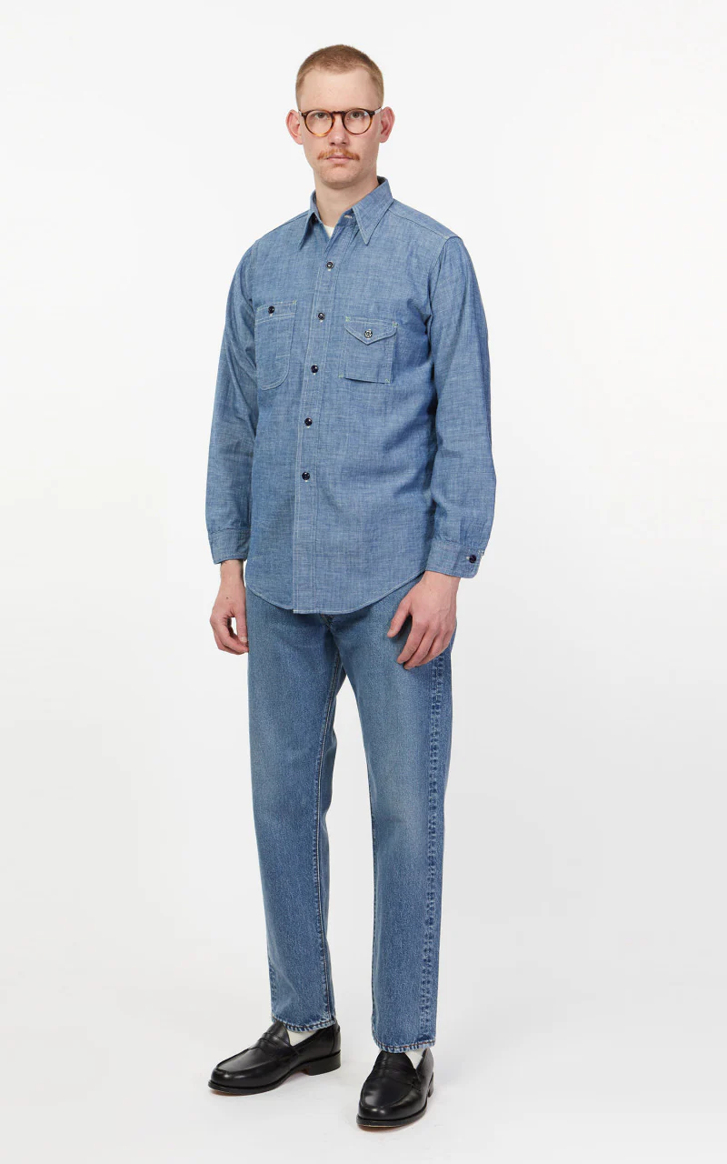 OrSlow Standard Fit Jeans 105 90's Denim Used - Image 3