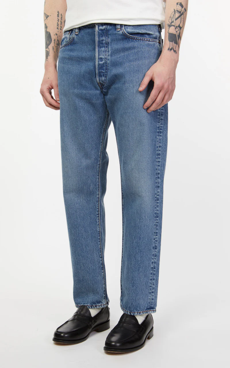OrSlow Standard Fit Jeans 105 90's Denim Used - Image 4