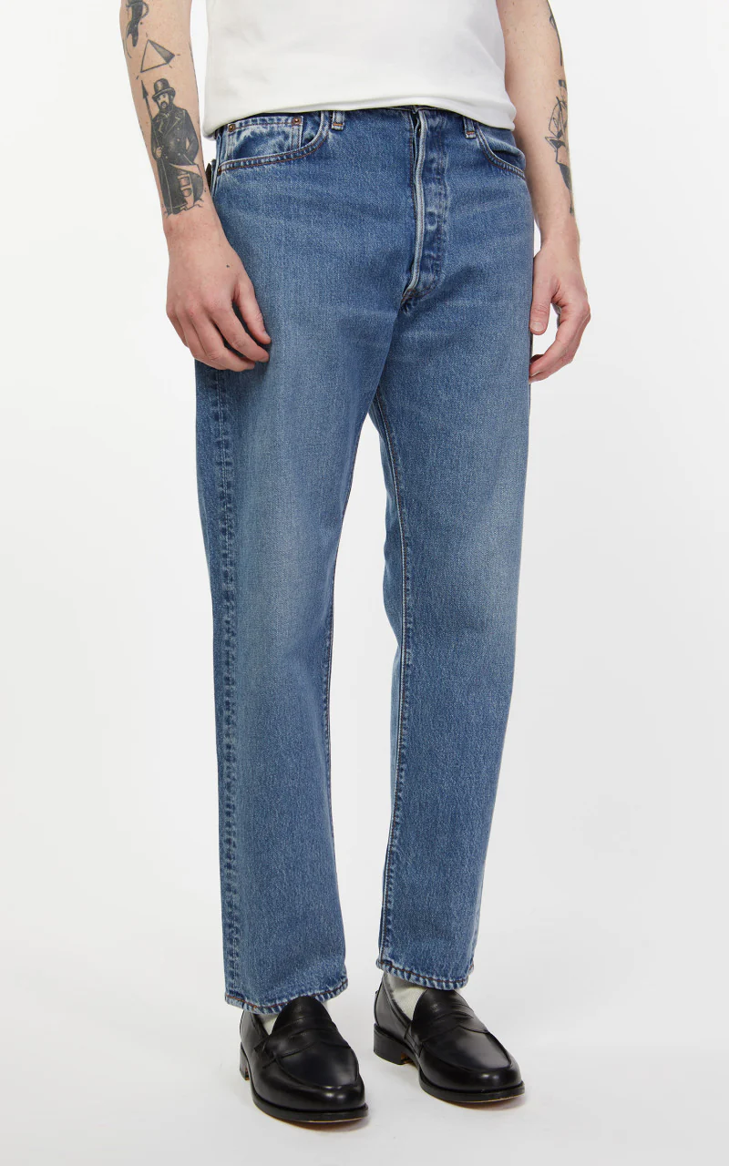 OrSlow Standard Fit Jeans 105 90's Denim Used - Image 5