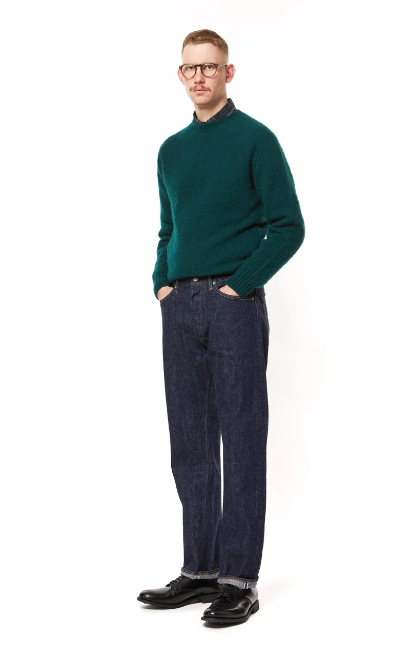 OrSlow Standard Fit Jeans 105 One Wash Indigo - Image 3