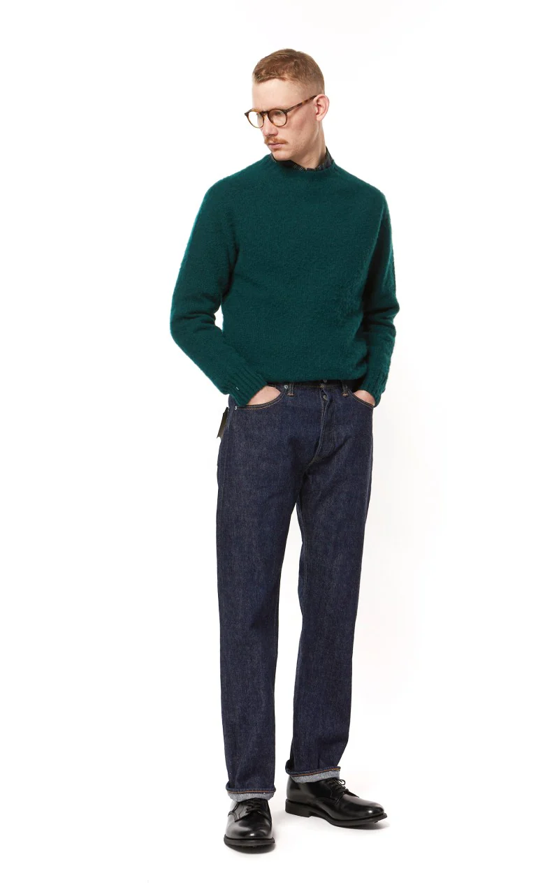 OrSlow Standard Fit Jeans 105 One Wash Indigo - Image 4
