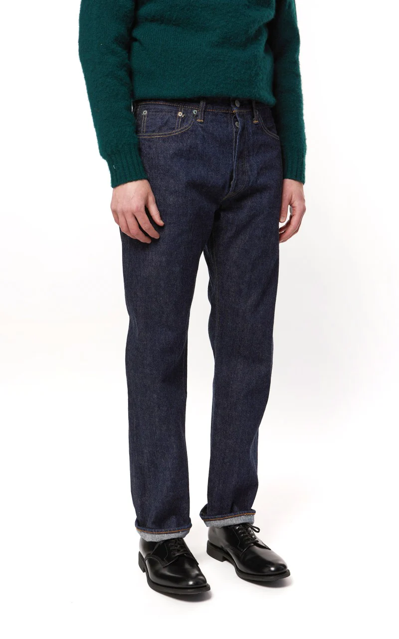 OrSlow Standard Fit Jeans 105 One Wash Indigo - Image 7