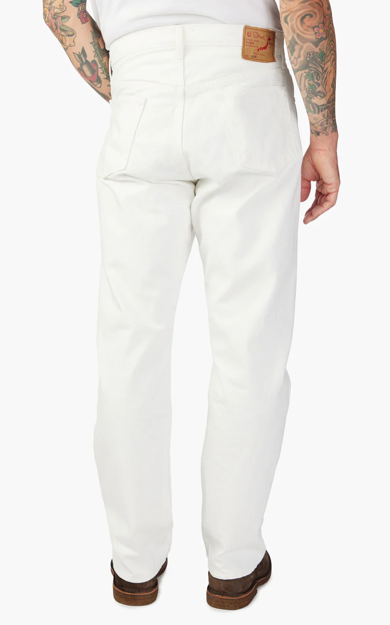 OrSlow Standard Fit Jeans 105 White - Image 7