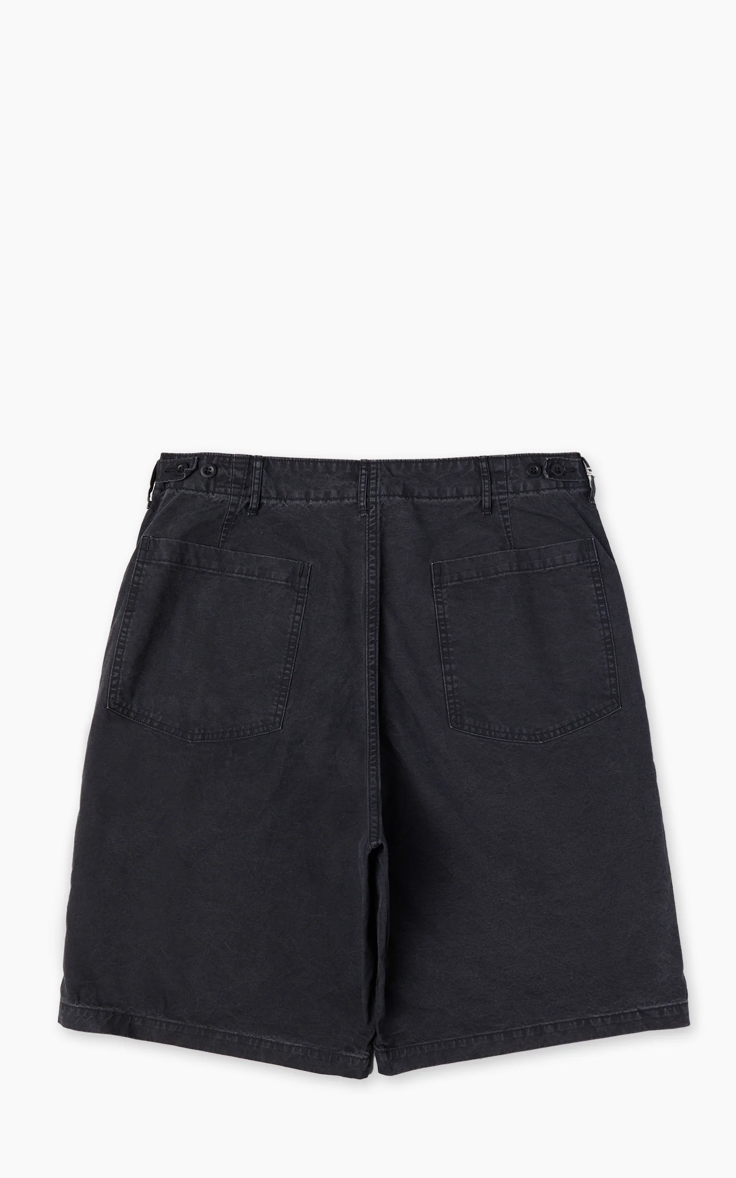 OrSlow Summer Fatigue Shorts Cotton Black - Image 6