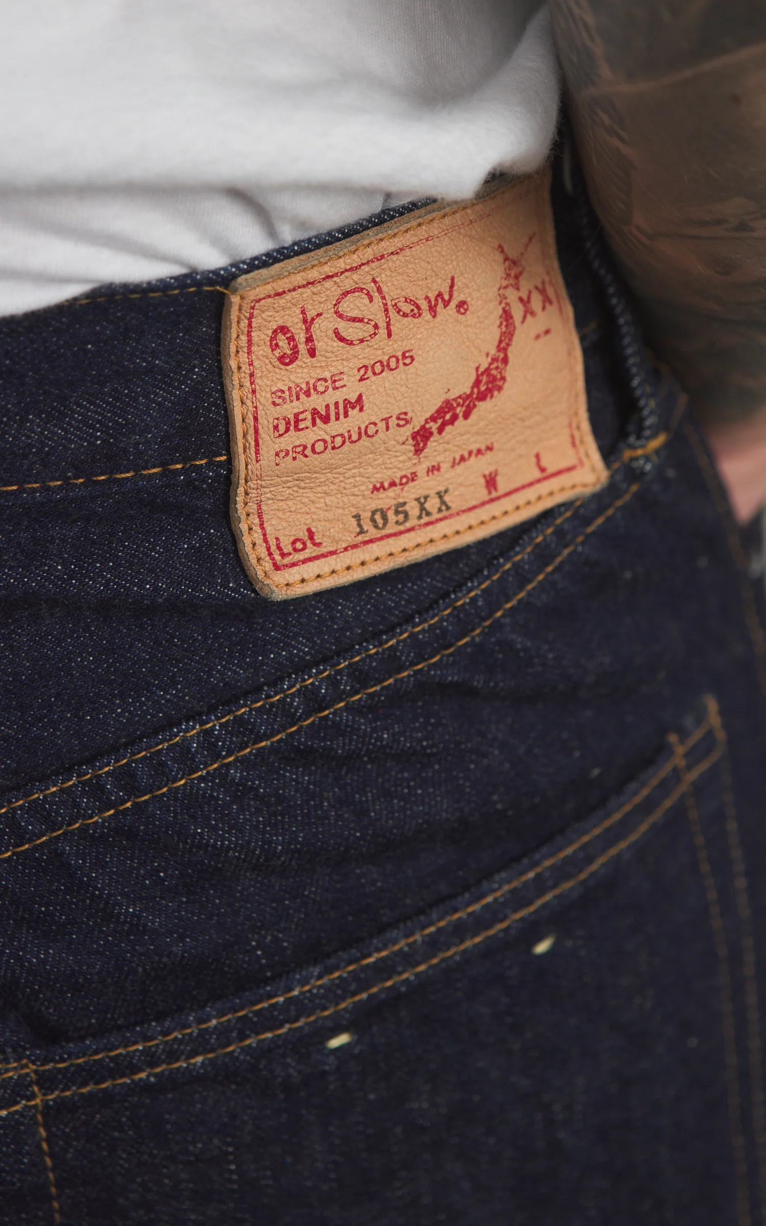 OrSlow The 1950s Jeans 105XX One Wash Indigo - Image 6
