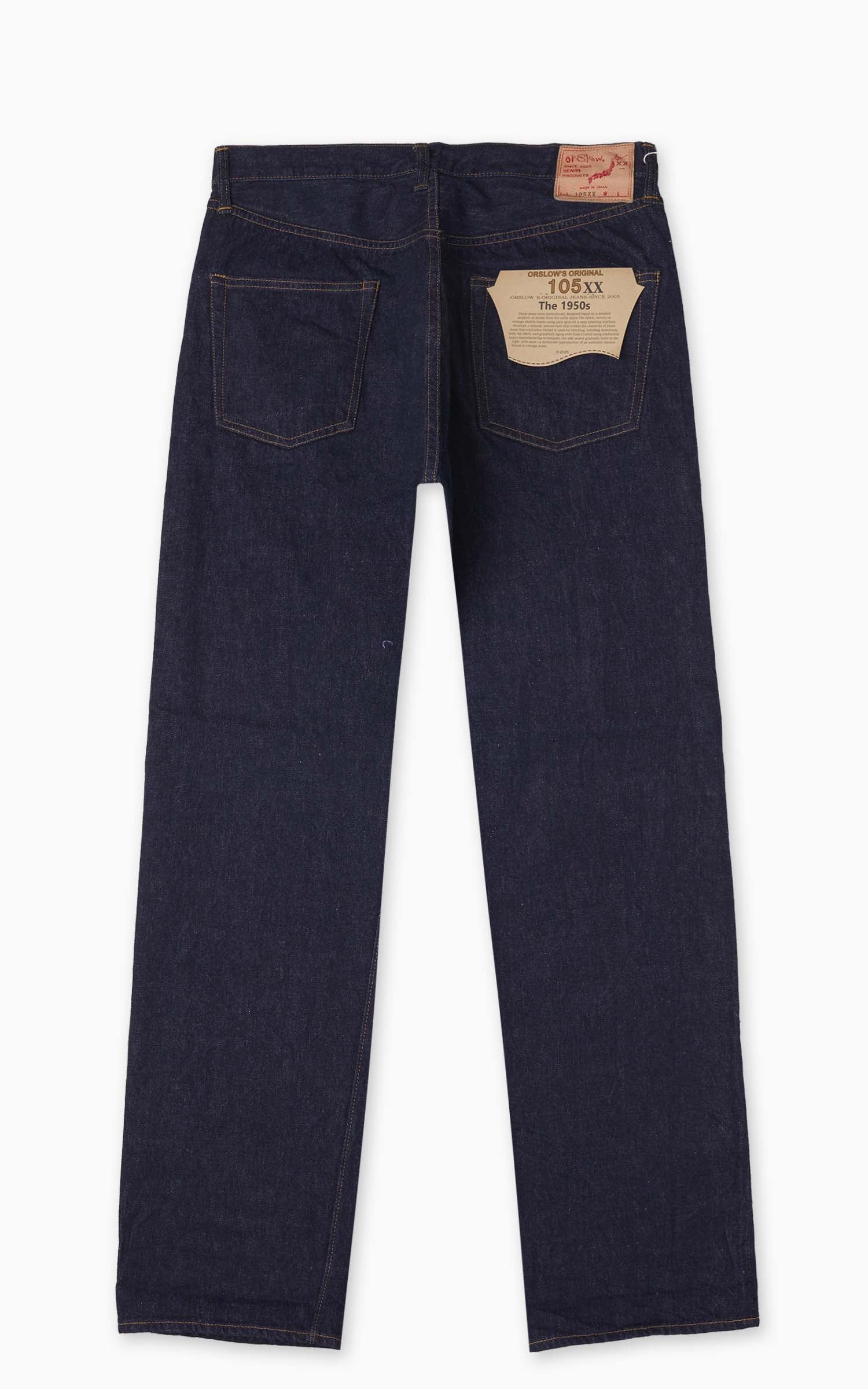 OrSlow The 1950s Jeans 105XX One Wash Indigo - Image 8
