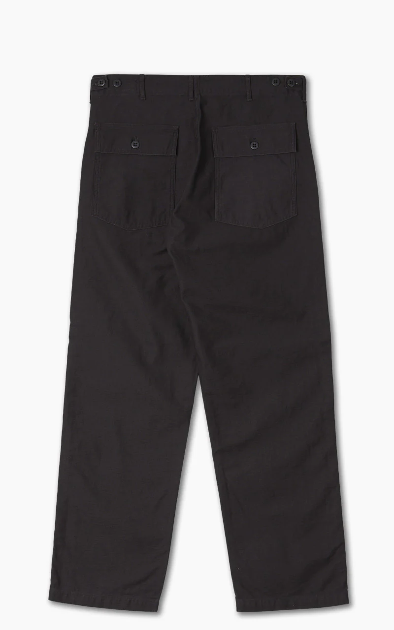 OrSlow US Army Fatigue Pants Regular Black - Image 3