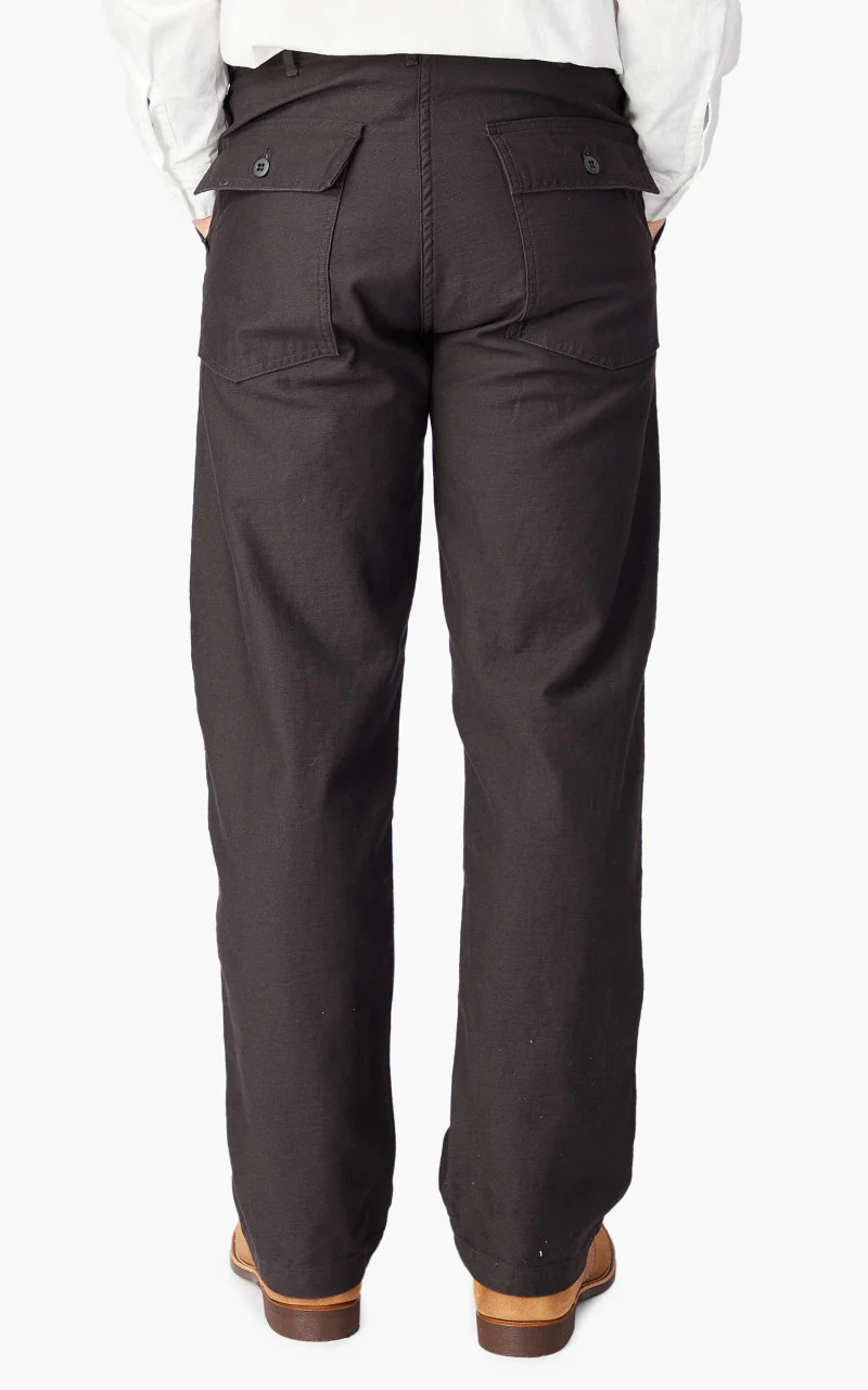 OrSlow US Army Fatigue Pants Regular Black - Image 6