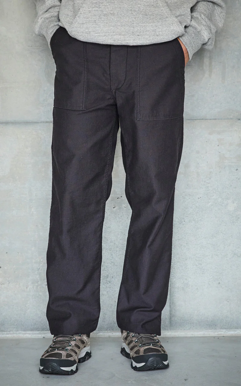 OrSlow US Army Fatigue Pants Regular Black - Image 8