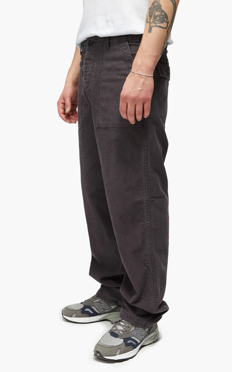 OrSlow US Army Fatigue Pants Regular Black Stone - Image 4