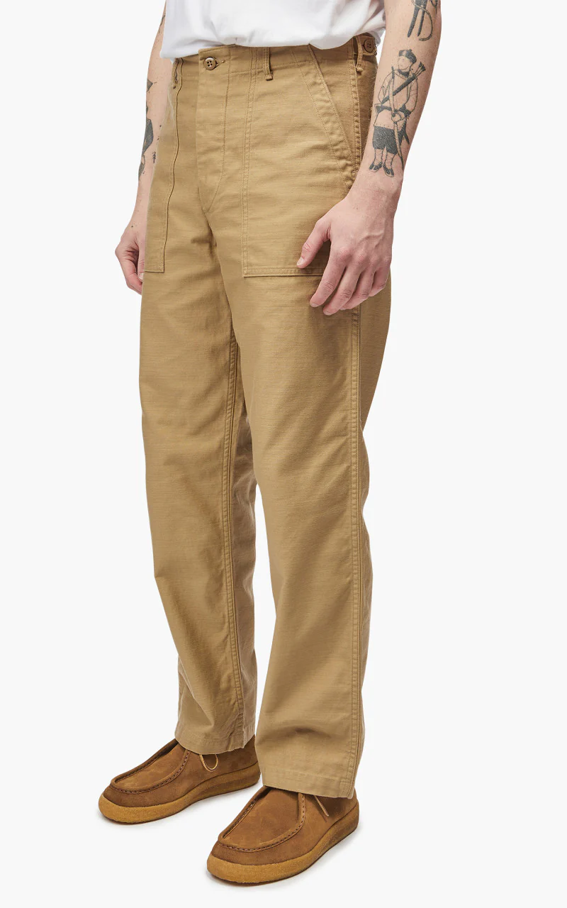 OrSlow US Army Fatigue Pants Regular Khaki - Image 3