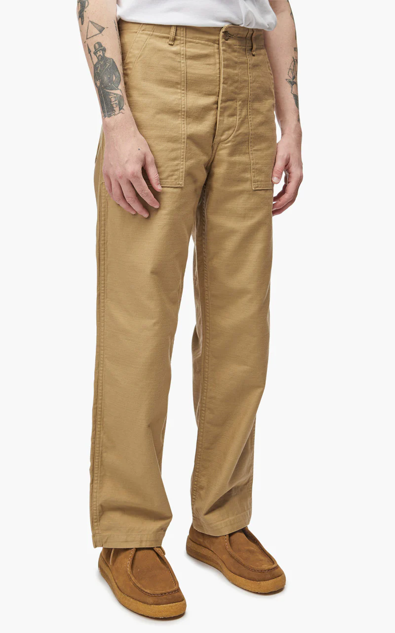 OrSlow US Army Fatigue Pants Regular Khaki - Image 4