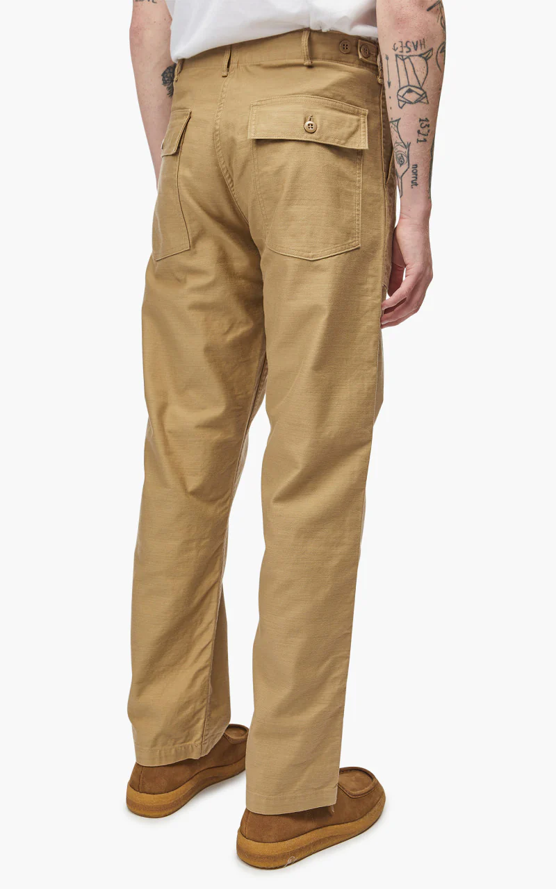 OrSlow US Army Fatigue Pants Regular Khaki - Image 5