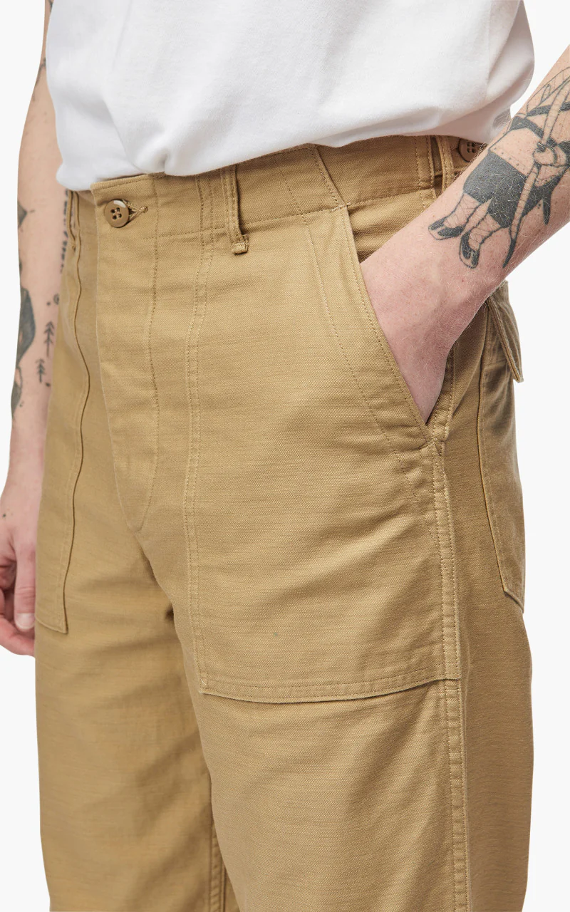 OrSlow US Army Fatigue Pants Regular Khaki - Image 7