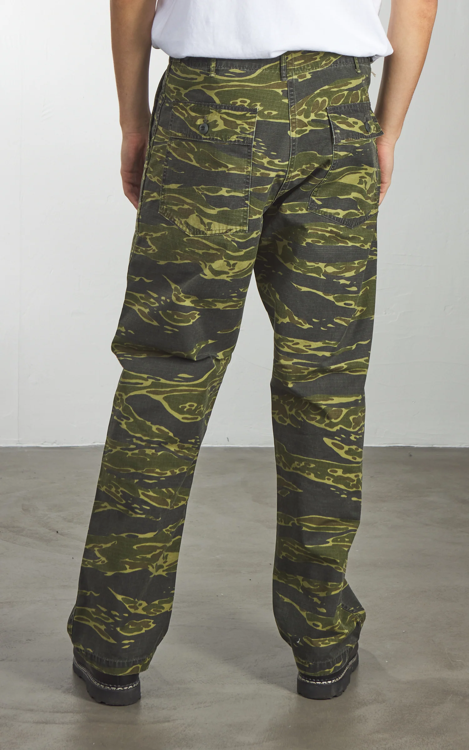 OrSlow US Army Fatigue Pants Regular Tiger Camo - Image 5