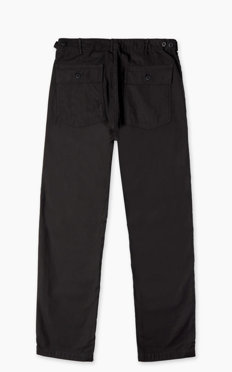 OrSlow US Army Fatigue Pants Slim Black - Image 7