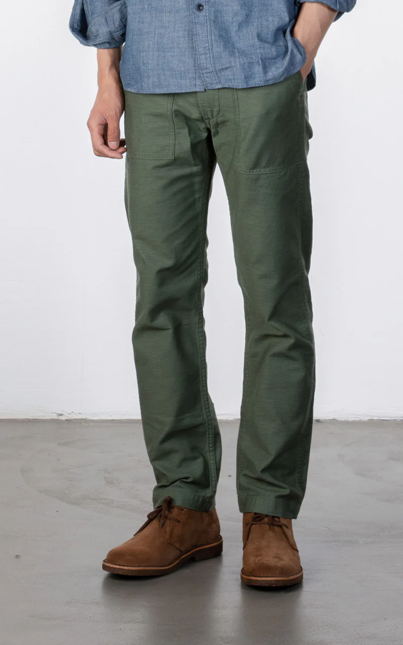 OrSlow US Army Fatigue Pants Slim Green - Image 10