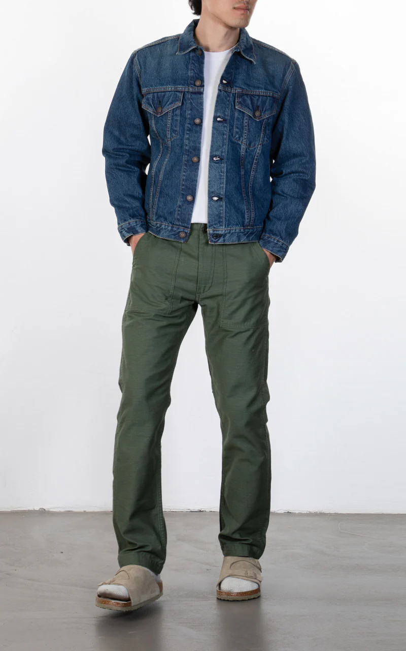 OrSlow US Army Fatigue Pants Slim Green - Image 12