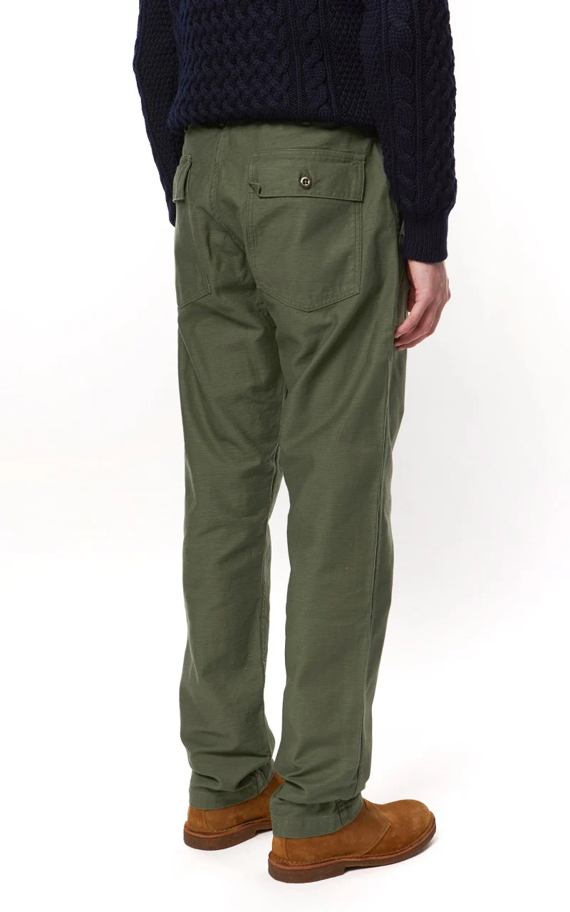 OrSlow US Army Fatigue Pants Slim Green - Image 7