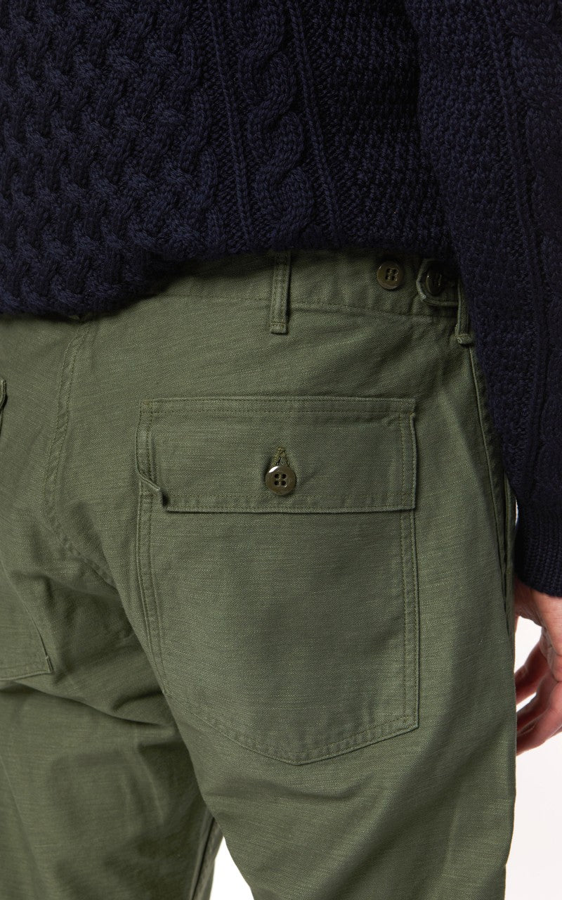 OrSlow US Army Fatigue Pants Slim Green - Image 8
