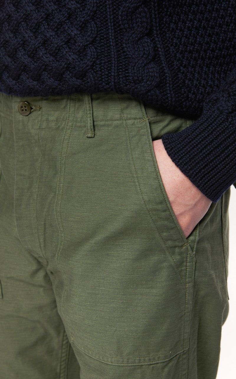OrSlow US Army Fatigue Pants Slim Green - Image 9