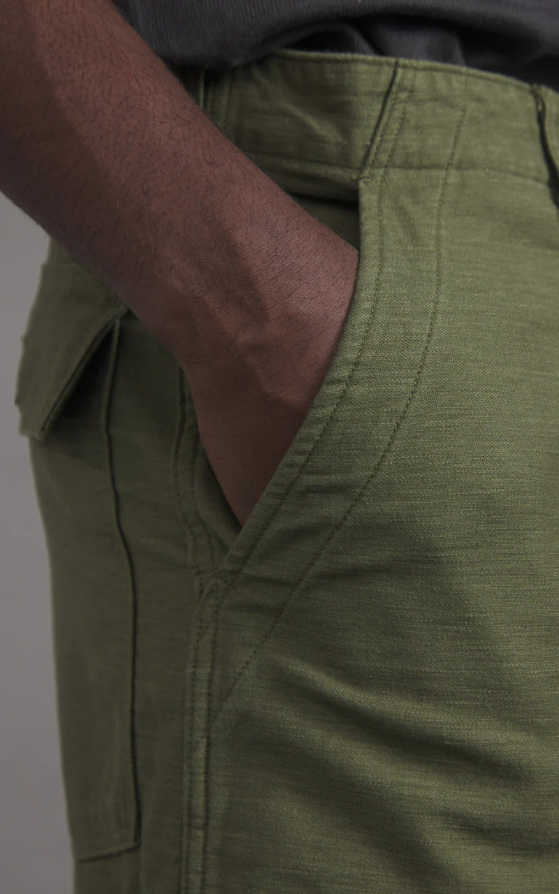 OrSlow US Army Fatigue Pants Vintage Fit Green - Image 7