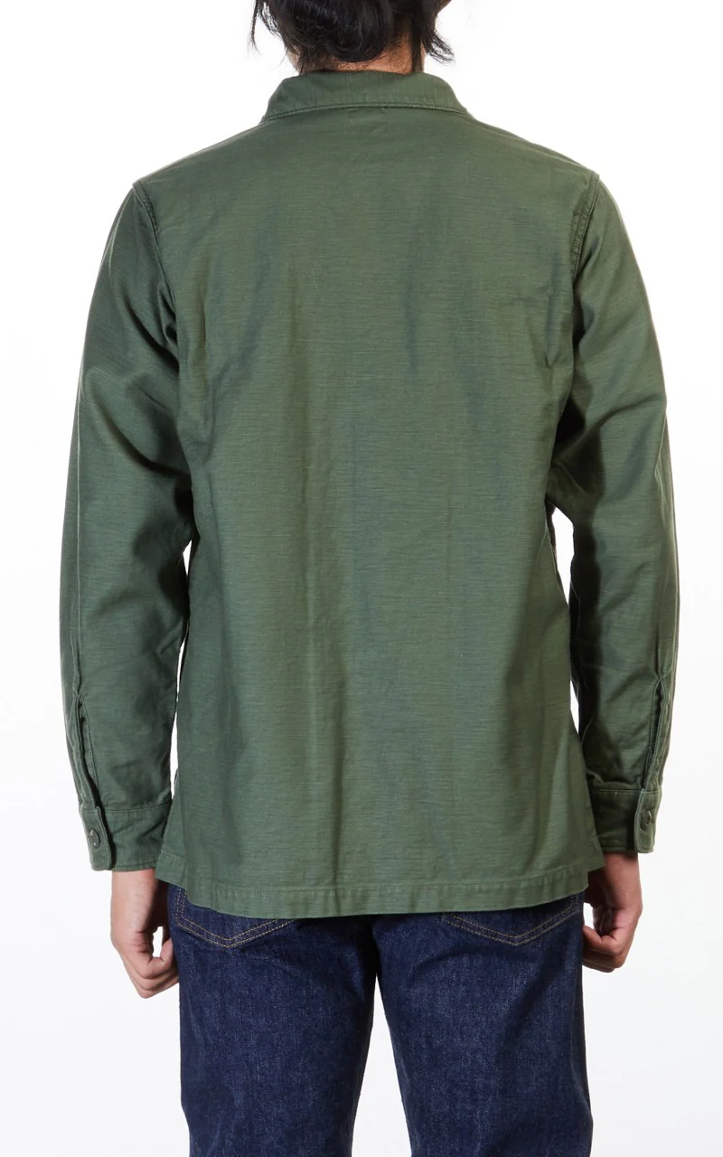 OrSlow US Army Fatigue Shirt Army Green - Image 6