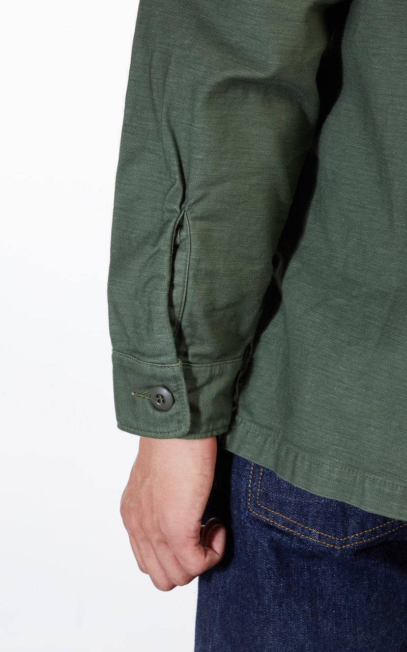 OrSlow US Army Fatigue Shirt Army Green - Image 8