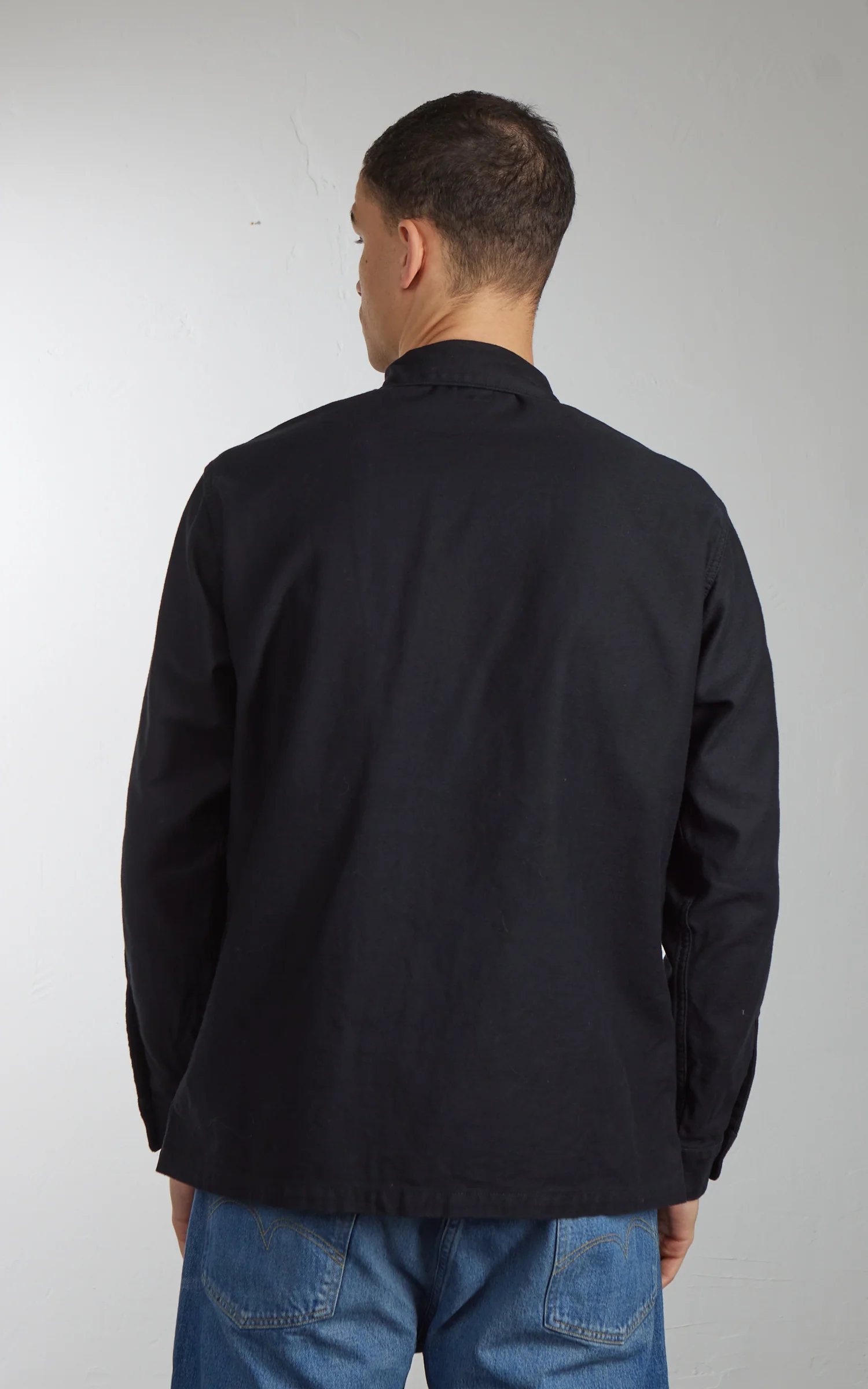 OrSlow US Army Fatigue Shirt Black - Image 5
