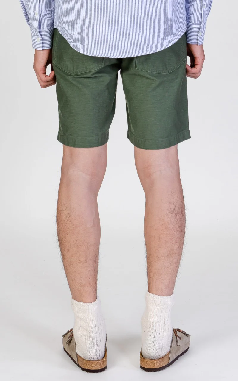 OrSlow US Army Fatigue Shorts Green - Image 4
