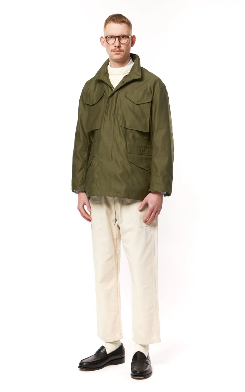 OrSlow US Army M-65 Field Jacket Army Green - Image 3