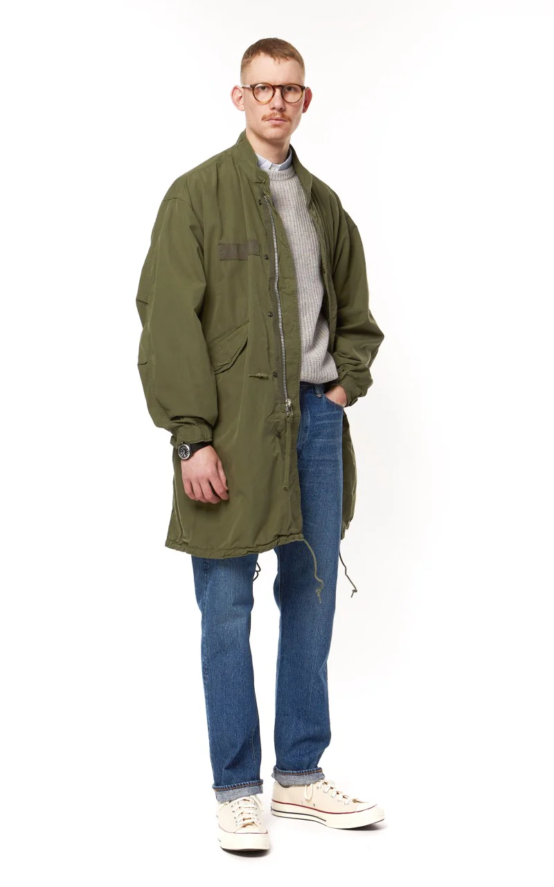 OrSlow US Army M-65 Fishtail Parka Army Green - Image 4