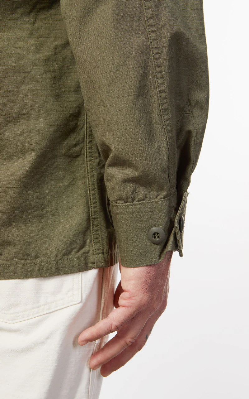 OrSlow US Army Tropical Jacket Original Ripstop Army Green - Image 7