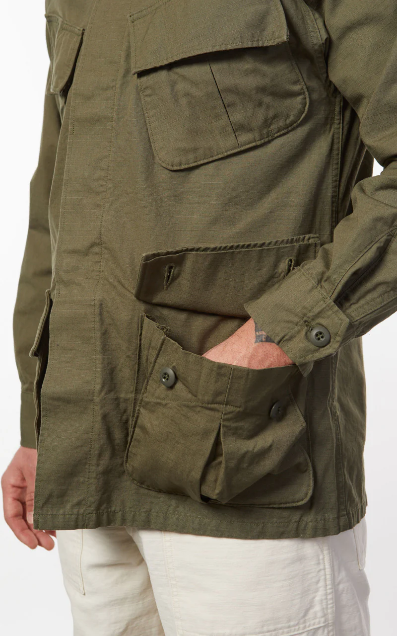 OrSlow US Army Tropical Jacket Original Ripstop Army Green - Image 8