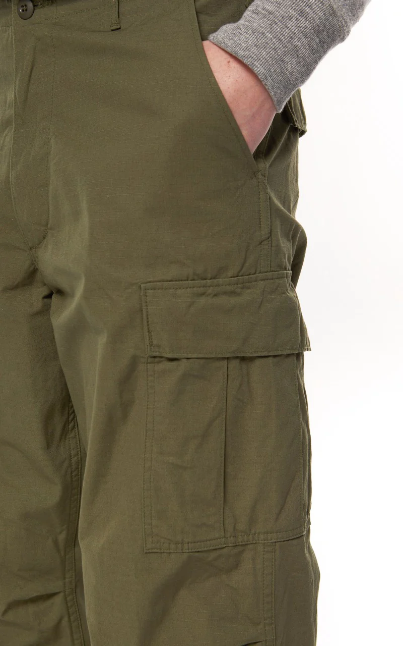OrSlow Vintage Fit Cargo Pants Ripstop Army - Image 12