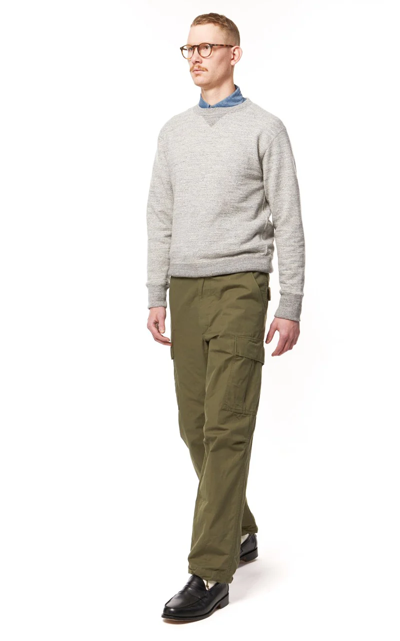 OrSlow Vintage Fit Cargo Pants Ripstop Army - Image 4