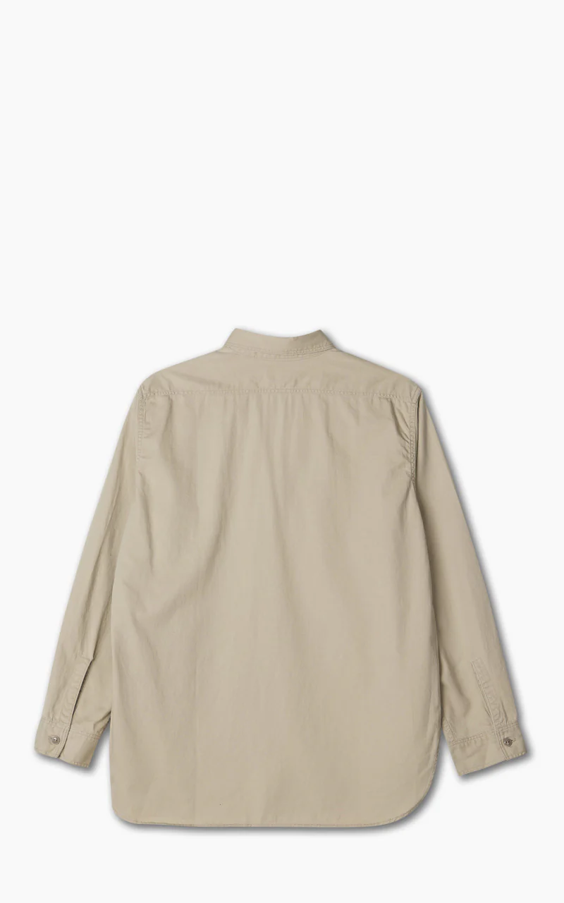 OrSlow Vintage Fit Work Shirt Beige - Image 3