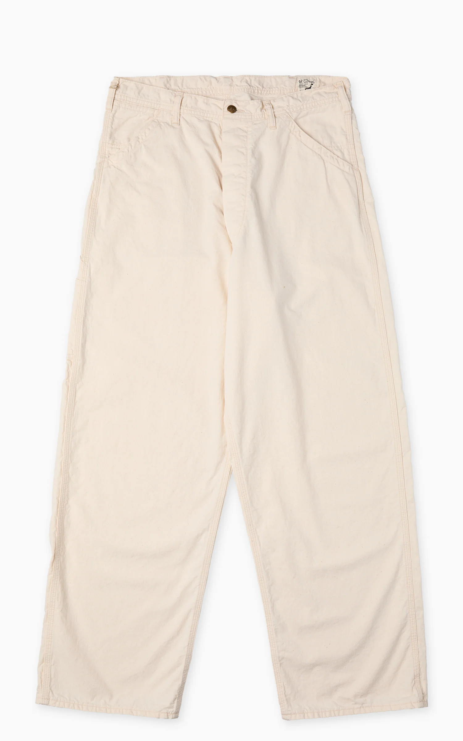 OrSlow Wide Fit 30's Painter Pants Ecru