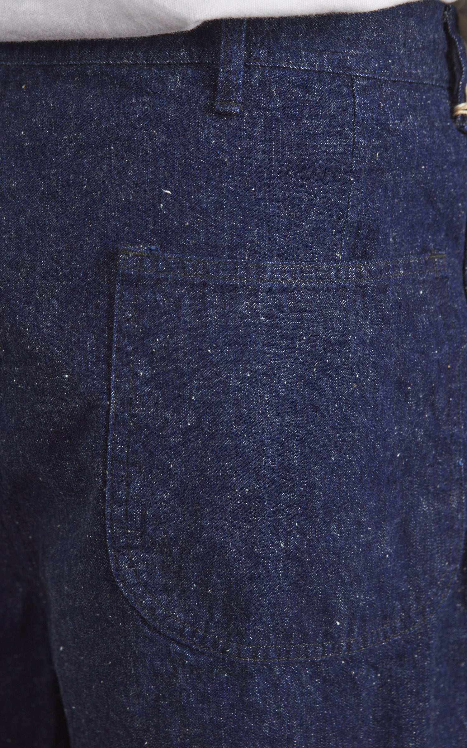 OrSlow WWII 40s U.S. Navy Wide-Fit Utility Trousers Indigo One Wash - Image 6