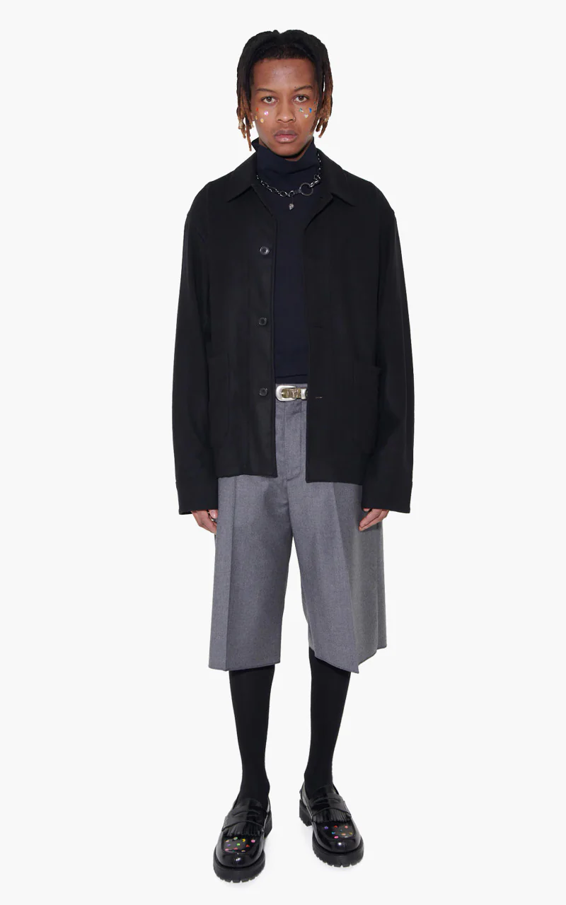 Our Legacy Archive Box Jacket Black Wool - Image 2