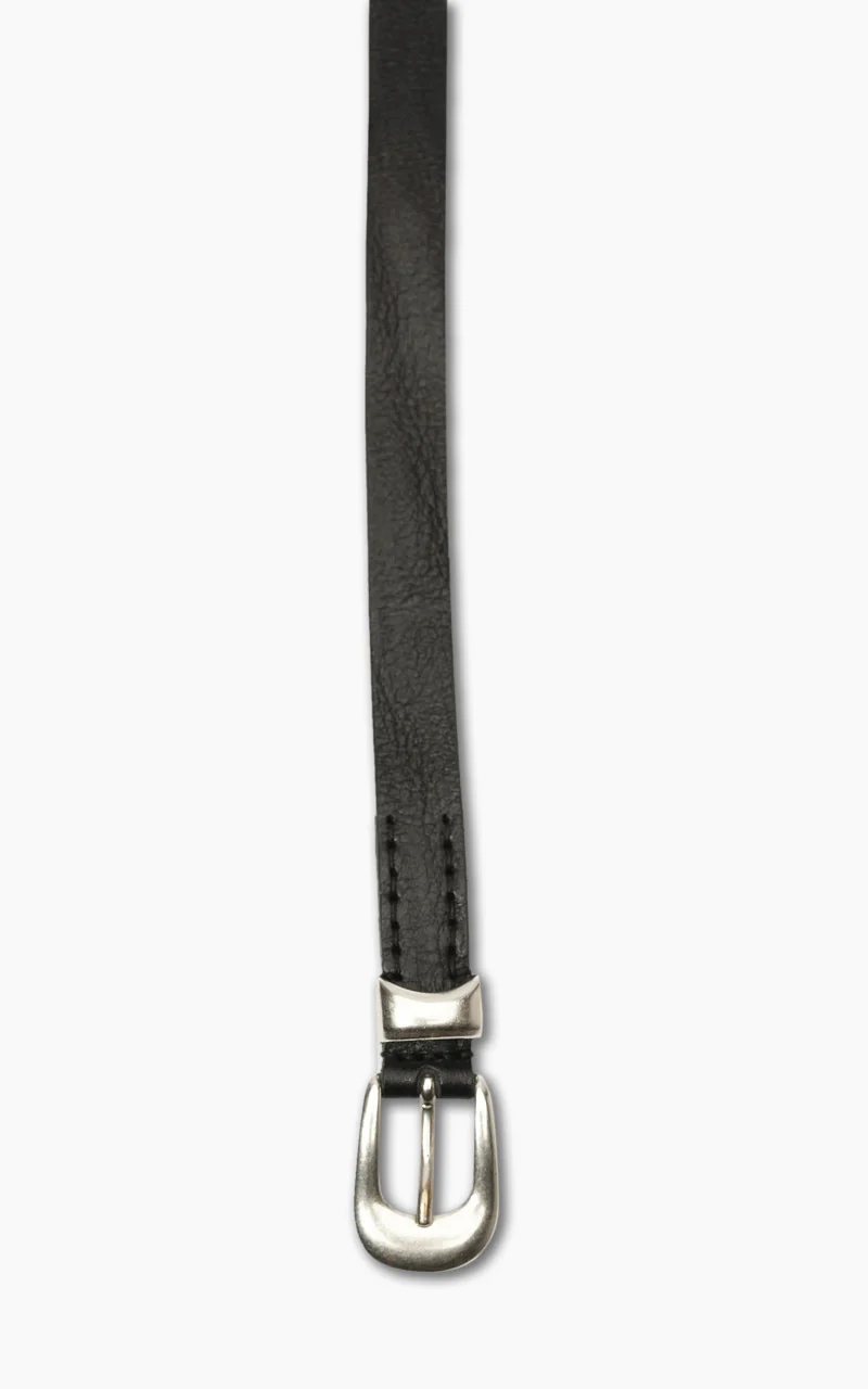 Our Legacy Belt 2cm Black Leather - Image 2