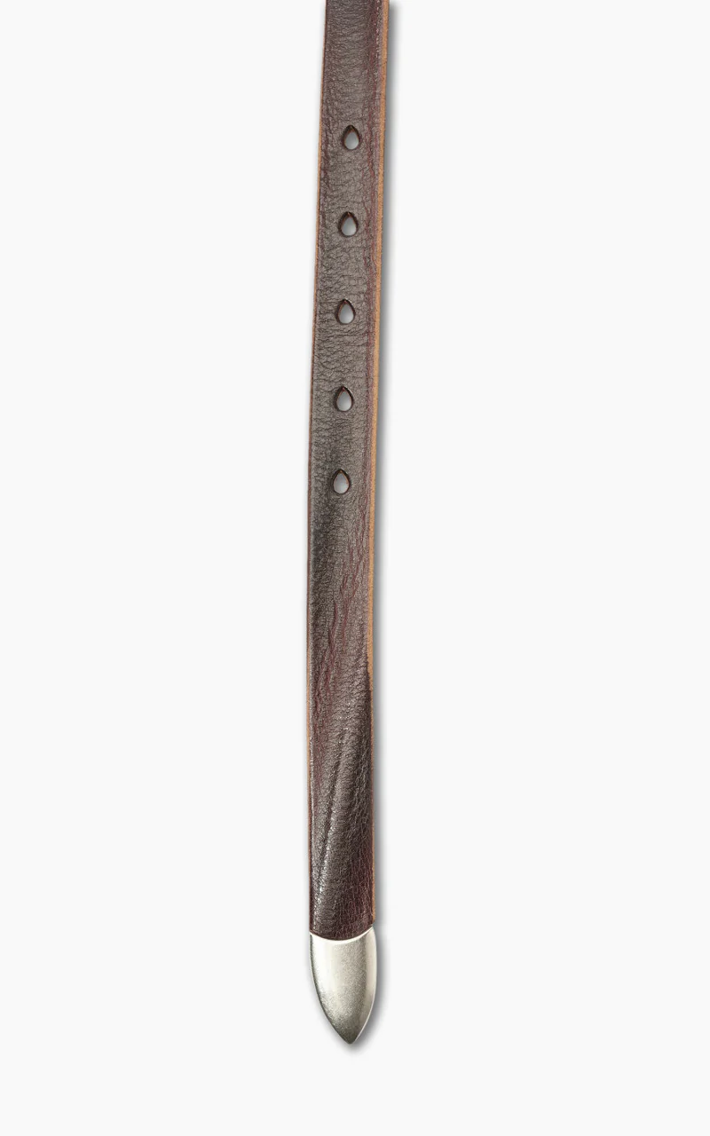 Our Legacy Belt 2cm Brown Leather - Image 3