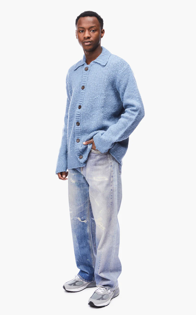 Our Legacy Big Cardigan Acrylic Funky Blue - Image 3