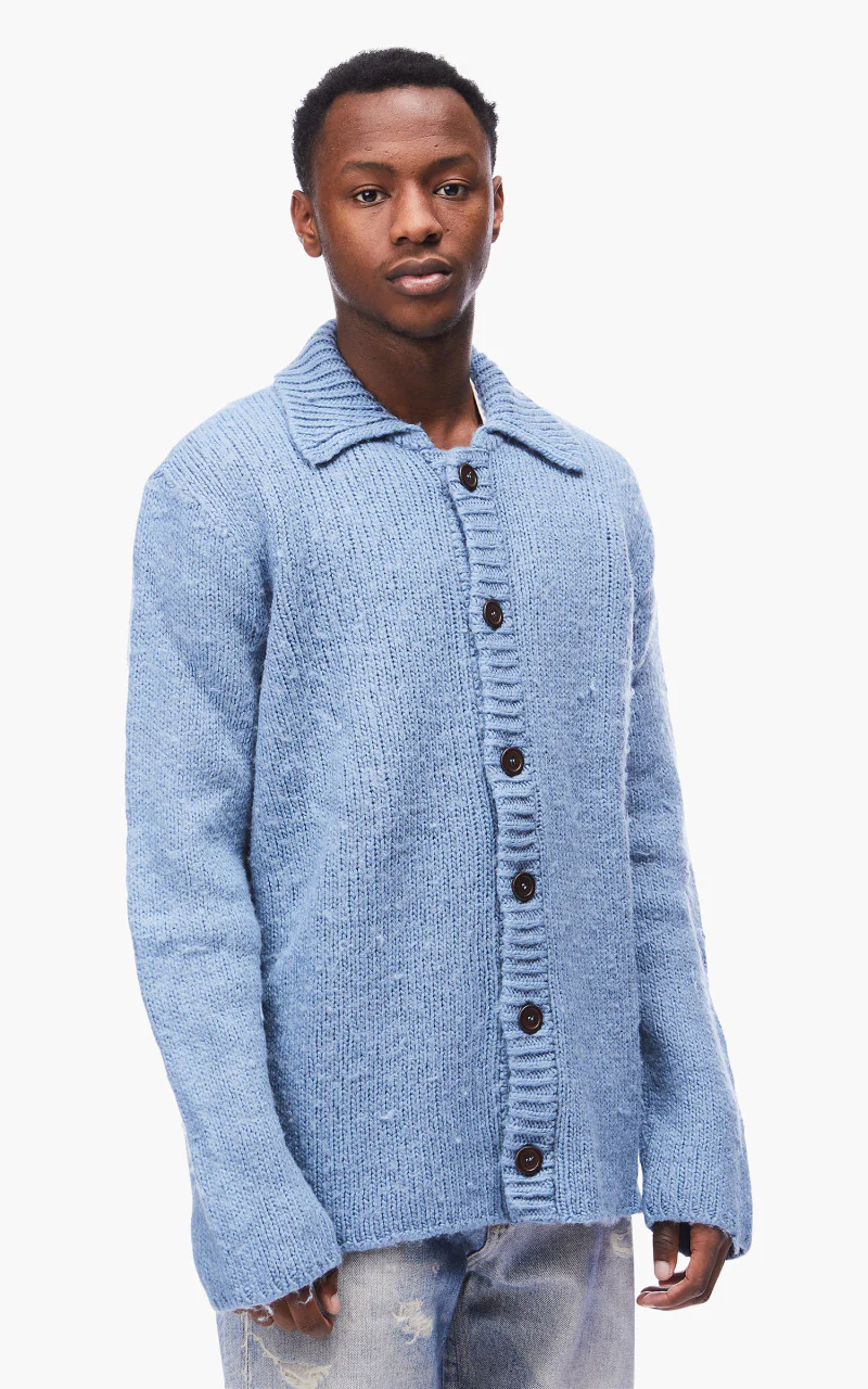 Our Legacy Big Cardigan Acrylic Funky Blue - Image 6